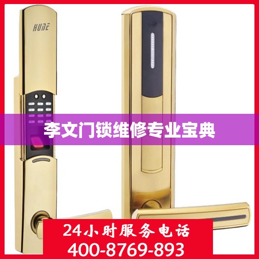 李文门锁维修专业宝典